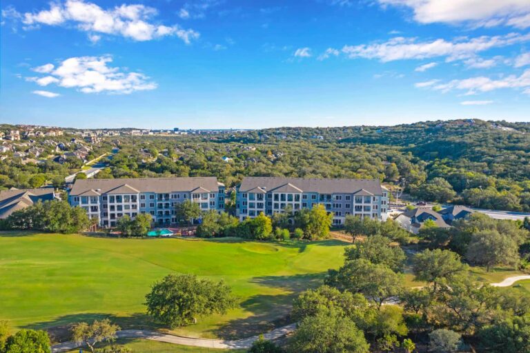 Cypress at Stone Oak apartments in San Antonio golf course views.